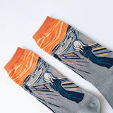 Boogzel Apparel The Scream Munch Socks, view 2
