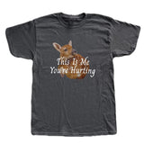 Boogzel Apparel This Is Me You're Hurting Graphic T-Shirt, view 4