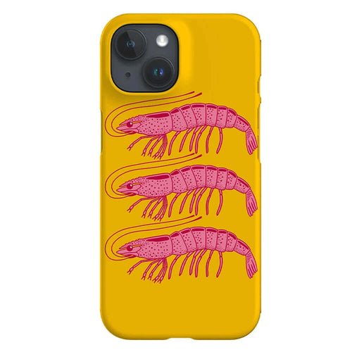Boogzel Apparel Three Shrimps iPhone Case