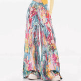 Boogzel Apparel Tie-Dye Wide-Leg Jeans, view 3