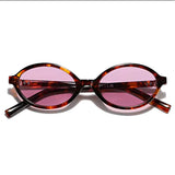 Boogzel Apparel Tinted Lens Oval Sunglasses, view 4