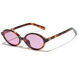 Boogzel Apparel Tinted Lens Oval Sunglasses, view 5