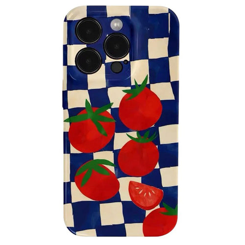 Boogzel Apparel Tomato Checkered iPhone Case