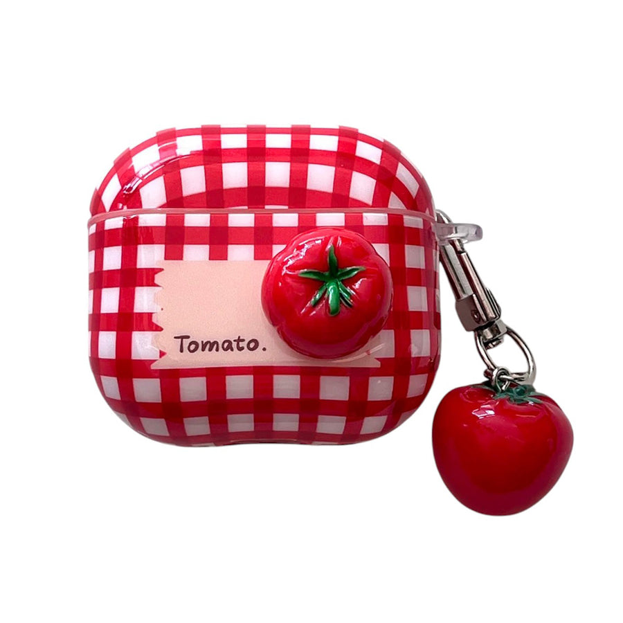 Boogzel Apparel Tomato Checkered AirPods Case
