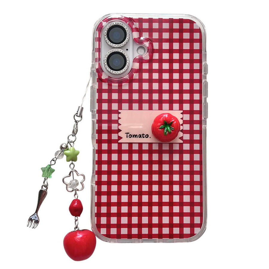 Boogzel Apparel Tomato Checkered iPhone Case