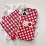 Boogzel Apparel Tomato Checkered iPhone Case, view 4