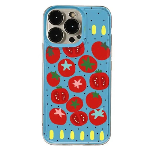 Boogzel Apparel Tomatoes Aesthetic iPhone Case