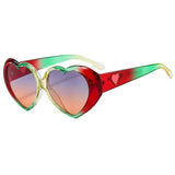 Boogzel Apparel Total Crush Heart Shaped Sunglasses, view 2