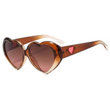 Boogzel Apparel Total Crush Heart Shaped Sunglasses, view 6
