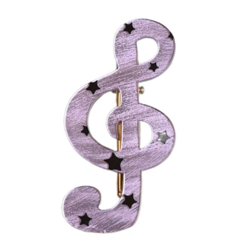 Boogzel Apparel Treble Clef Hair Clip