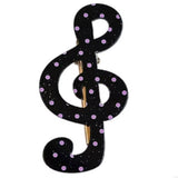 Boogzel Apparel Treble Clef Hair Clip, view 2