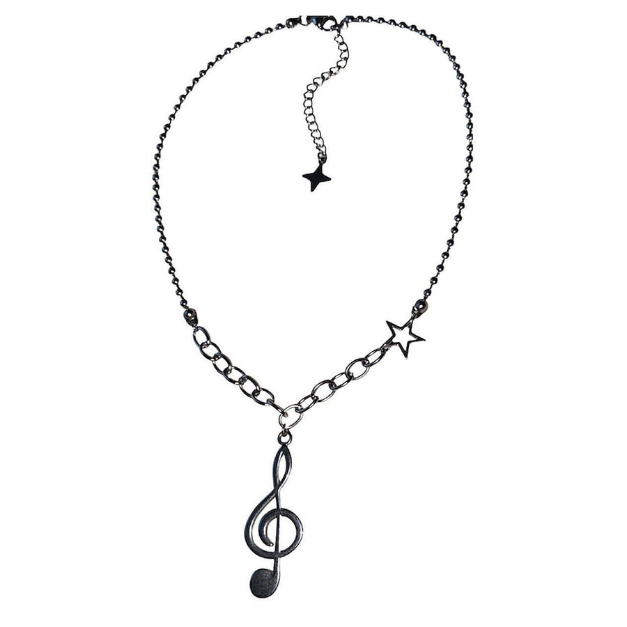 Boogzel Apparel Treble Clef Necklace
