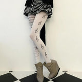 Boogzel Apparel Treble Clef Print Tights, view 2