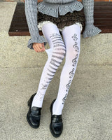 Boogzel Apparel Treble Clef Print Tights, view 3