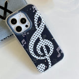 Boogzel Apparel Treble Clef Y2K iPhone Case, view 2