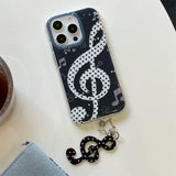 Boogzel Apparel Treble Clef Y2K iPhone Case, view 3