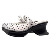 Boogzel Apparel Trend Victim Polka Dot Platform Sandals, view 4