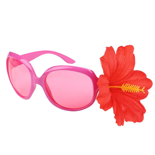 Boogzel Apparel Tropical Flower Coconut Girl Aesthetic Glasses