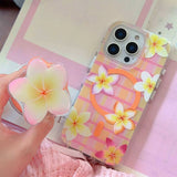 Boogzel Apparel Tropical Flower iPhone Case, view 4
