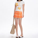 Boogzel Apparel Tropical Flowers Coconut Girl T-Shirt, view 2