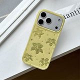 Boogzel Apparel Tropical Flowers iPhone Case in Yellow, view 5