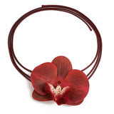 Boogzel Apparel Tropical Orchid Choker, view 2