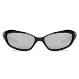 Boogzel Apparel Trouble Maker Y2K Slim Sunglasses, view 6