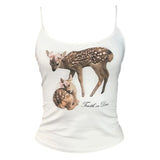 Boogzel Apparel Truth or Dare Fawn Tank Top, view 2