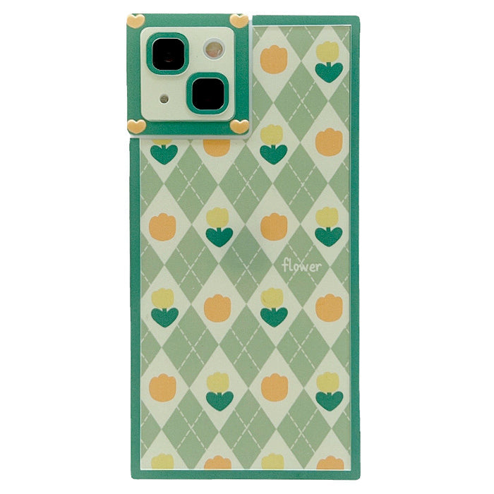 Boogzel Apparel Tulip Argyle iPhone Case
