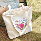 Boogzel Apparel Tulip Embroidery Aesthetic Tote Bag, view 5