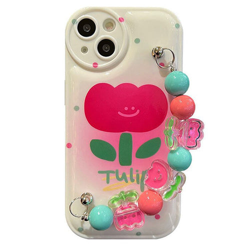 Boogzel Apparel Tulip Flower Chain iPhone Case
