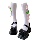 Boogzel Apparel Tulip Flower Tube Socks, view 2