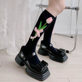 Boogzel Apparel Tulip Flower Tube Socks, view 5