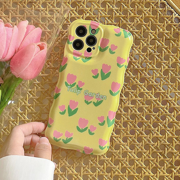 Boogzel Apparel Tulip Garden iPhone Case
