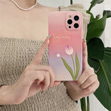 Boogzel Apparel Tulip Gradient iPhone Case, view 3