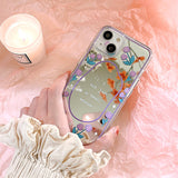 Boogzel Apparel Tulips Mirror iPhone Case, view 2