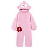 Boogzel Apparel Ugly Fish Fleece Onesie Pajama, view 5
