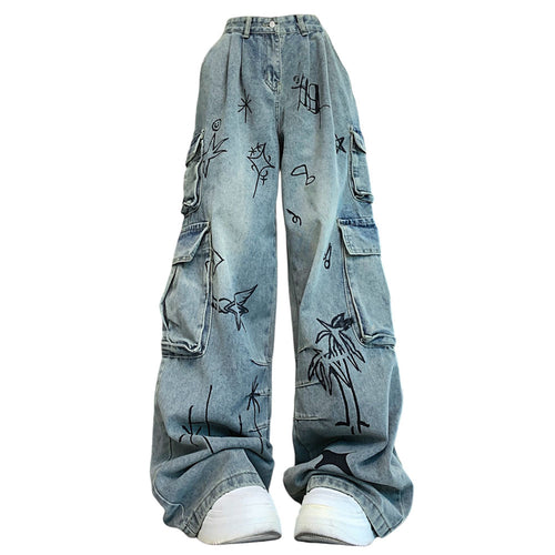 Boogzel Apparel Urban Art Cargo Jeans