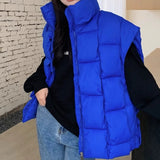 Boogzel Apparel Vacay Mode Oversized Puffer Vest, view 3