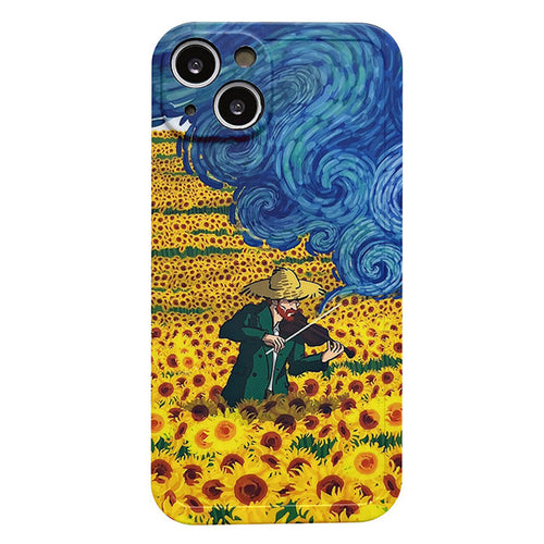 Boogzel Apparel Van Gogh Sunflowers iPhone Case