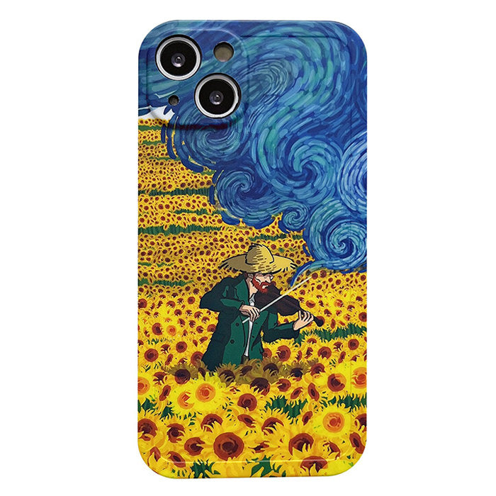 Boogzel Apparel Van Gogh Sunflowers iPhone Case