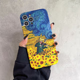 Boogzel Apparel Van Gogh Sunflowers iPhone Case, view 2