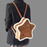 Boogzel Apparel Vanilla Girl Sheepskin Star Backpack, view 6