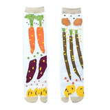 Boogzel Apparel Vegetable Print Split Toe Tabi Socks, view 2