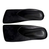 Boogzel Apparel Velvet Slip On Mule Shoes, view 3