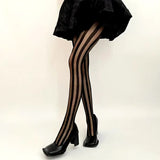 Boogzel Apparel Vertical Stripes Tights, view 4
