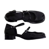 Boogzel Apparel Vintage Aesthetic Mary Jane Sandals, view 2