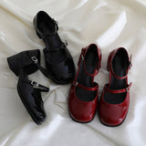 Boogzel Apparel Vintage Aesthetic Mary Jane Sandals, view 6