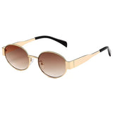 Boogzel Apparel Vintage Crush Oval Sunglasses, view 6