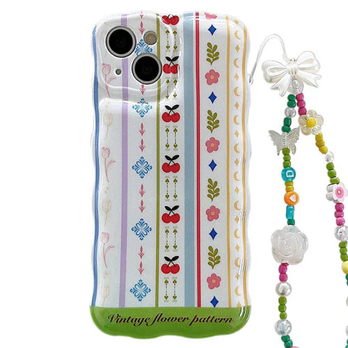 Boogzel Apparel Vintage Floral Pattern iPhone Case